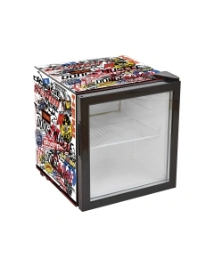 50L Countertop Fridge with Sticker Wrap