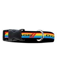 Rainbow Graphic Adjustable Dog Collar