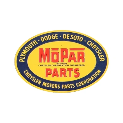 Mopar Parts Embossed Metal Magnet
